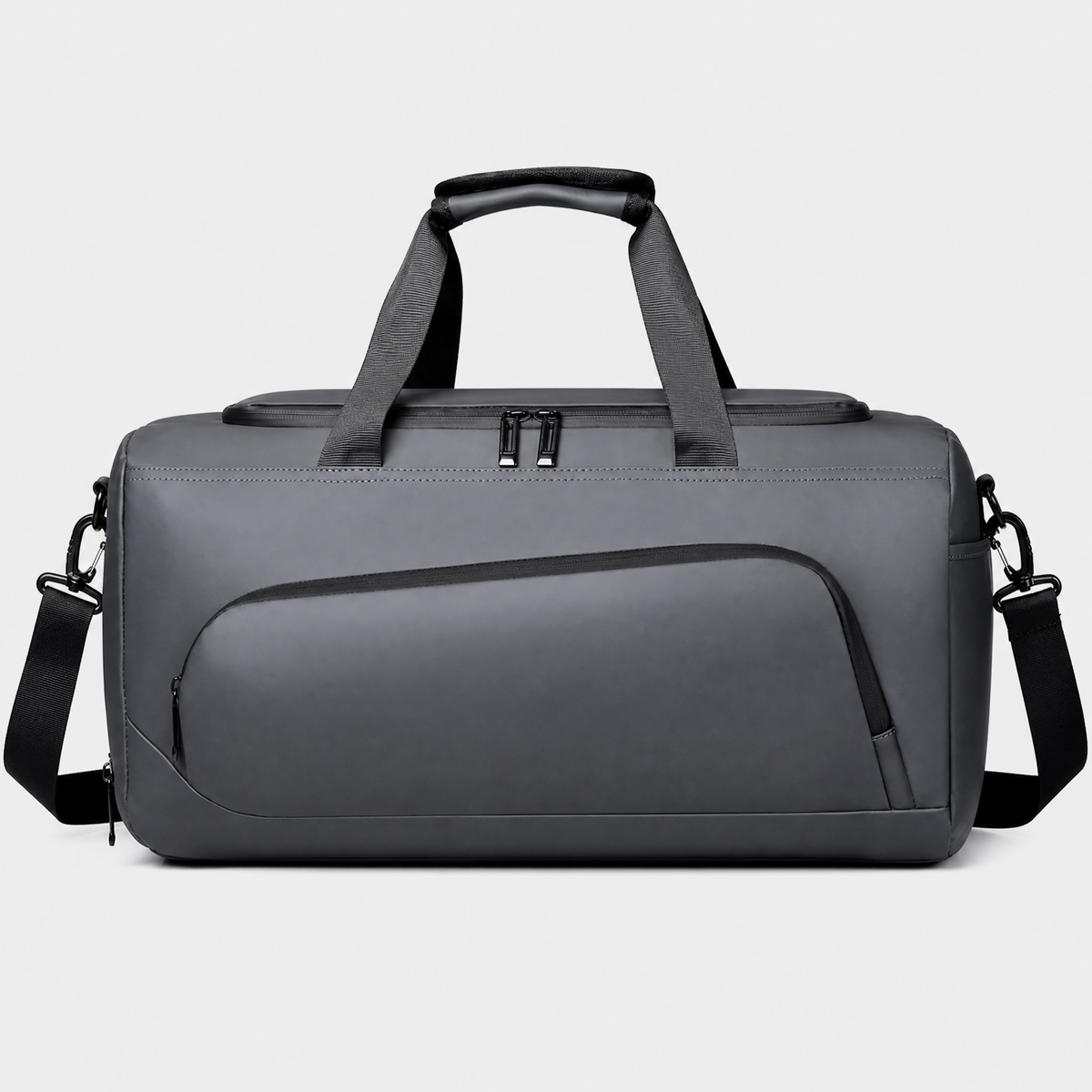 Sac à Main de Voyage Homme, coloris Gris, vue de face