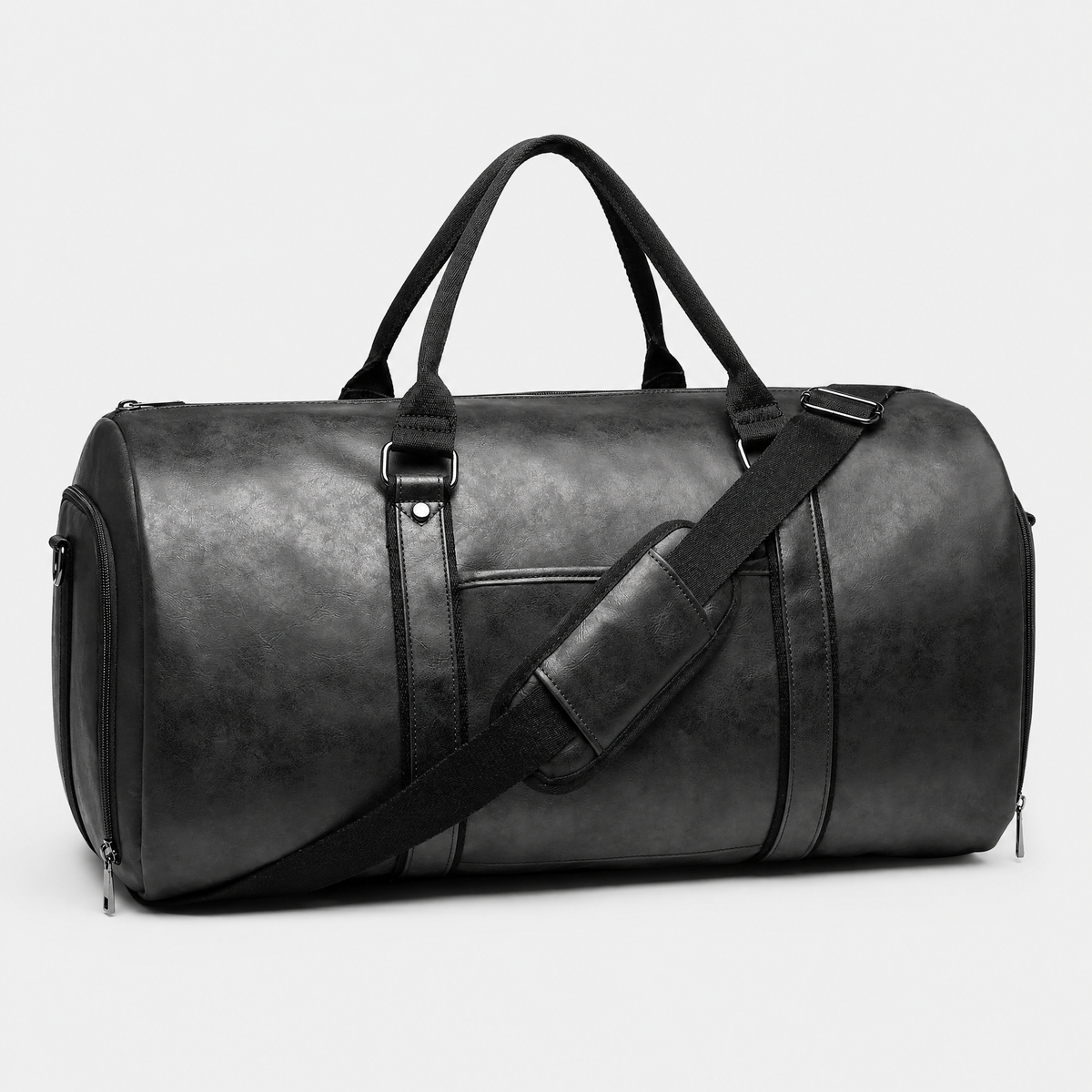 Sac de Voyage Costume, coloris Noir, vue trois quarts