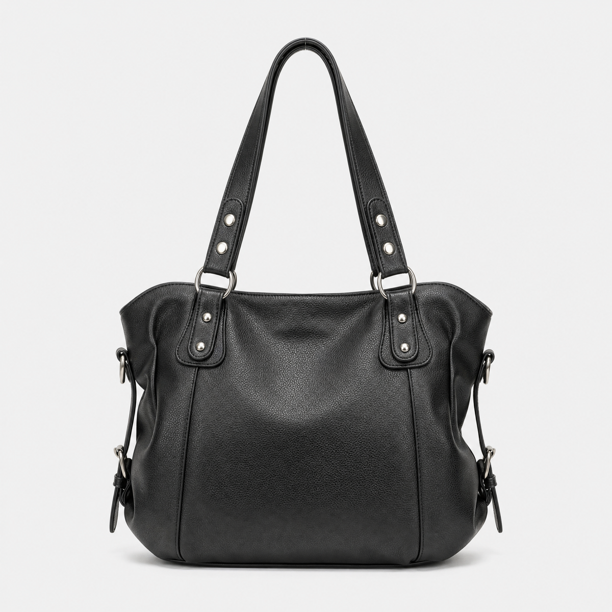 Sac de Voyage pour Femme en Cuir, coloris Noir, vue de face